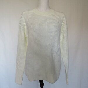 Time and Tru White OFF Cream Pullover Women’s Sweater M (8-10)